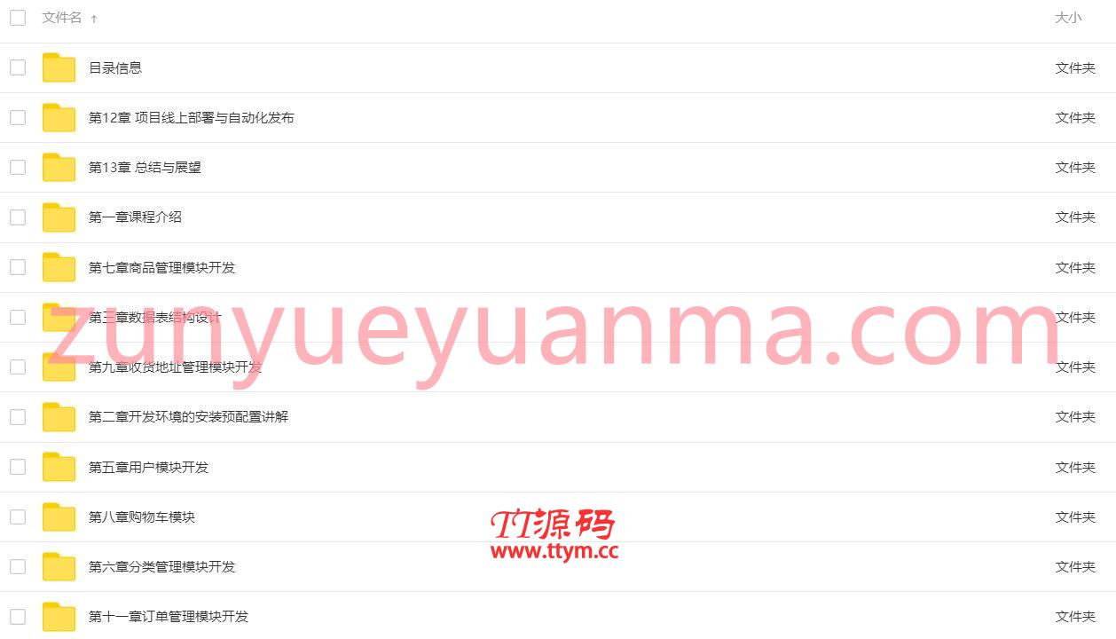 从零开始独立完成企业级Java电商网站服务端开发系列课程