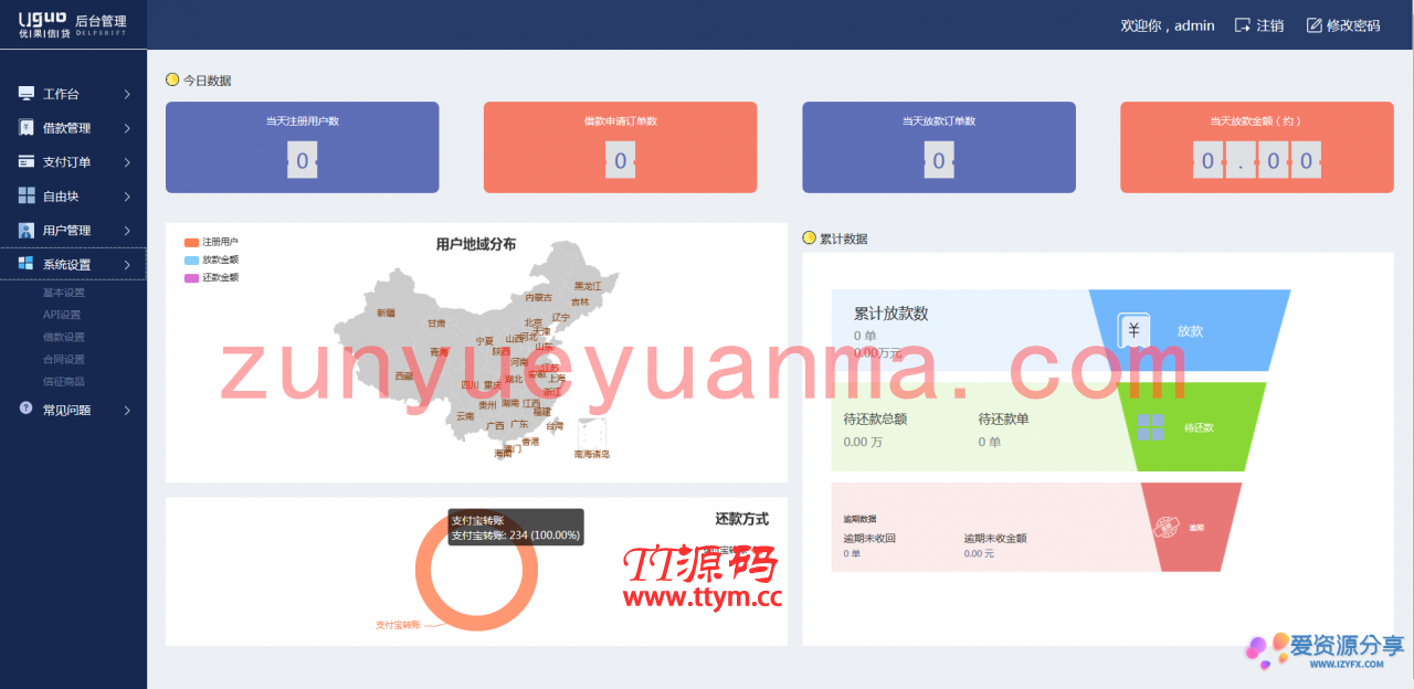 立刻贷小额现金贷网络贷款网站系统源码 支持打包APP