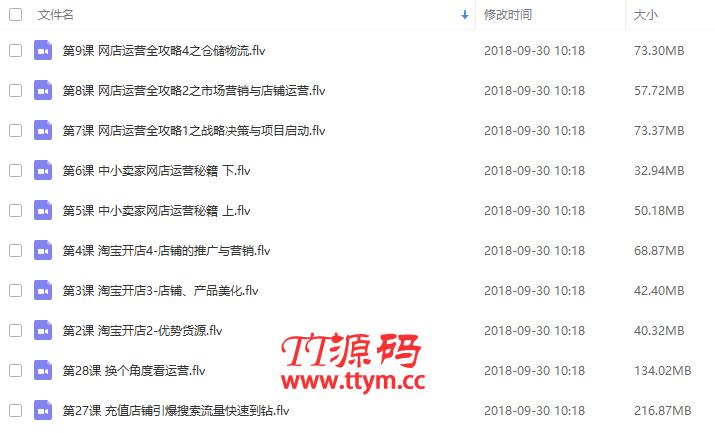 淘宝大学课程1新手开店技巧 手把手教你开通淘宝店（共28节）