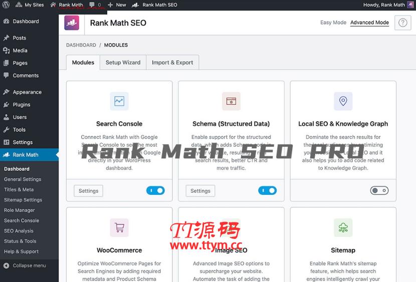 WordPress SEO插件：Rank Math SEO PRO v3.0.1 – 已激活汉化版