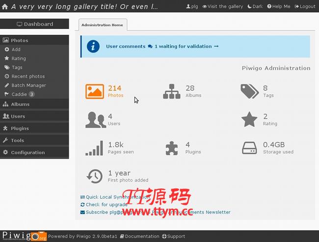 Piwigo 开源相册系统 v12.1.0