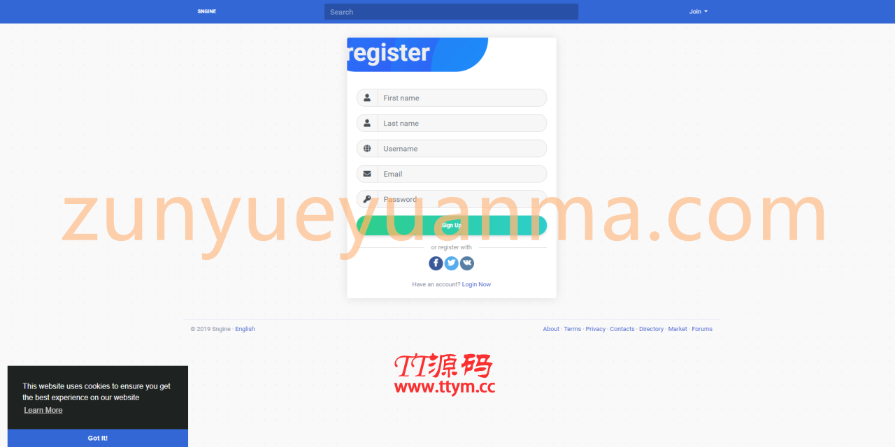 Sngine v3.3 - PHP社交平台源码破解版