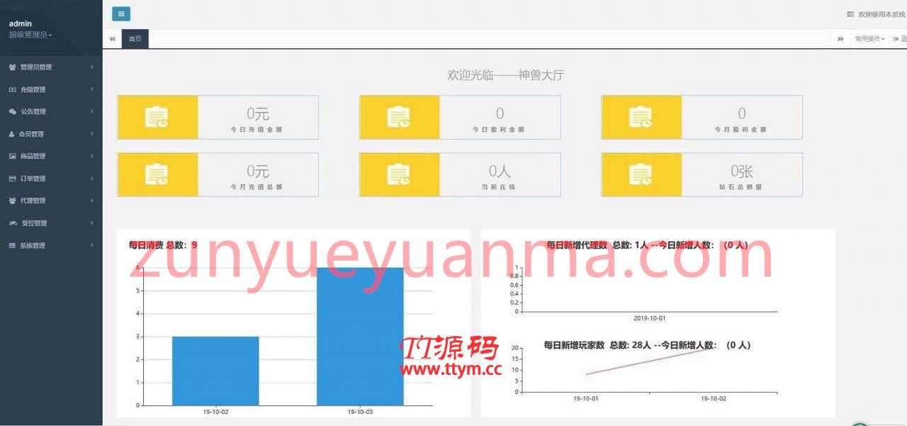 神兽大厅 新版本 房卡大联盟QP源码游戏平台