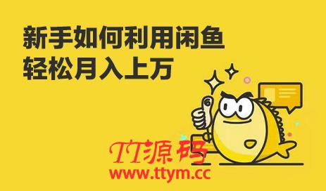 闲鱼卖货教程：新手没经验学闲鱼卖货，3周卖货收入2万（价值889）