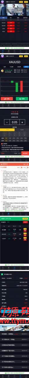 金融外汇美金点位盘货币交易所网站系统源码 带风控功能