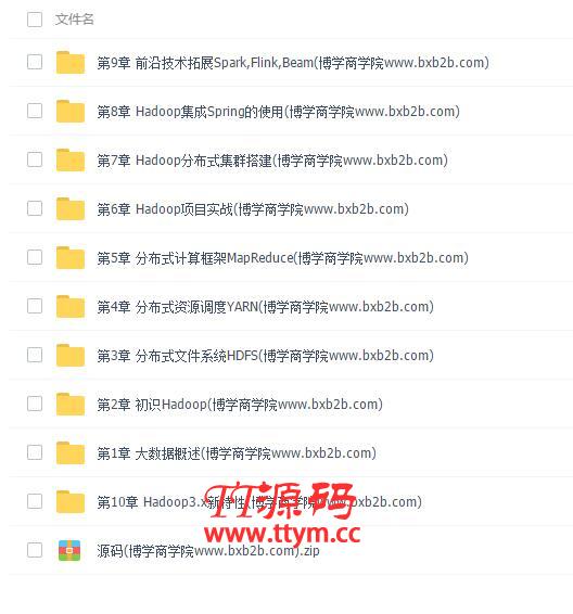 10小时入门大数据，轻松掌握Hadoop开发核心技能