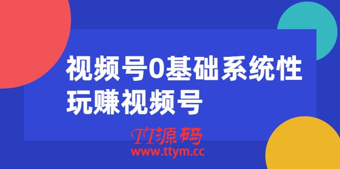 视频号0基础系统性玩赚视频号内容运营+引流+快速变现（20节课）