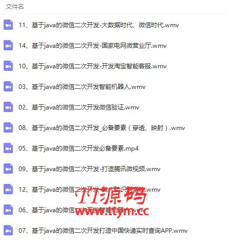基于Java的微信公众号二次开发视频教程