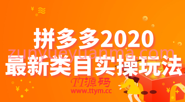 拼多多2020最新类目实操玩法视频课 轻松操作到日销千单