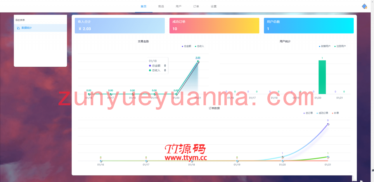 PHP姆町在线商城个人在线发卡网站系统源码