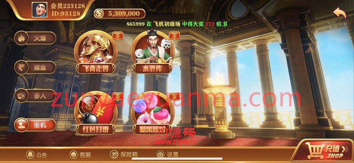 无错运营级别逍遥娱乐,2021最新大富豪,二开增加多款子游戏,双端完整源码