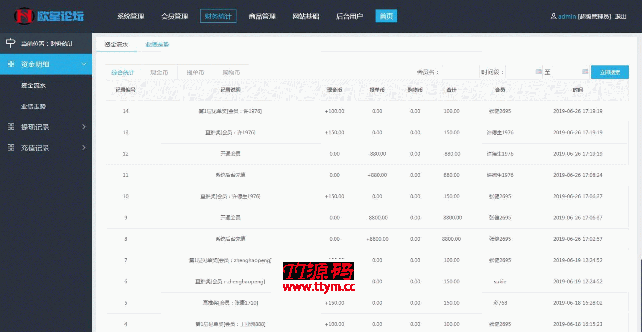 企业3级推广报单分销源码下载会员注册管理系统