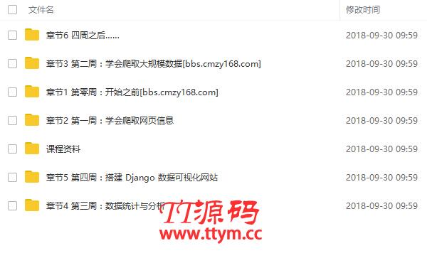 四周从0基础到项目实战Python爬虫-价值239元
