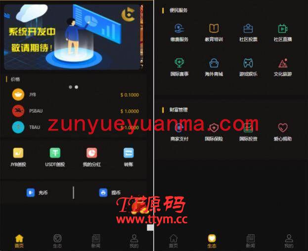 最新更新区块链CAGI虚拟资产币投资分红理财创投源码 带杠杆转账