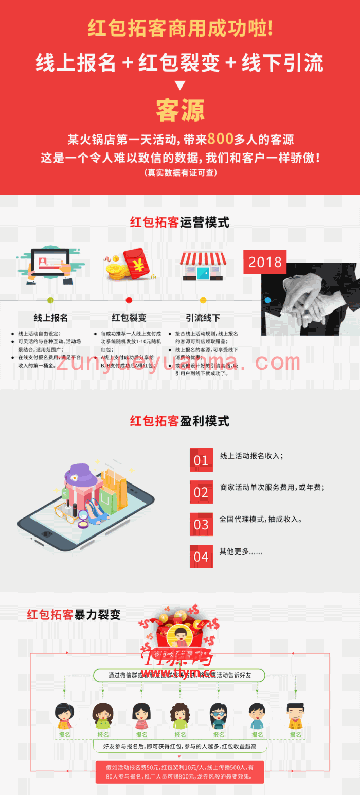 红包拓客 v13.0.0 + 全插件（联盟分账+支付+商户） + 激活教程