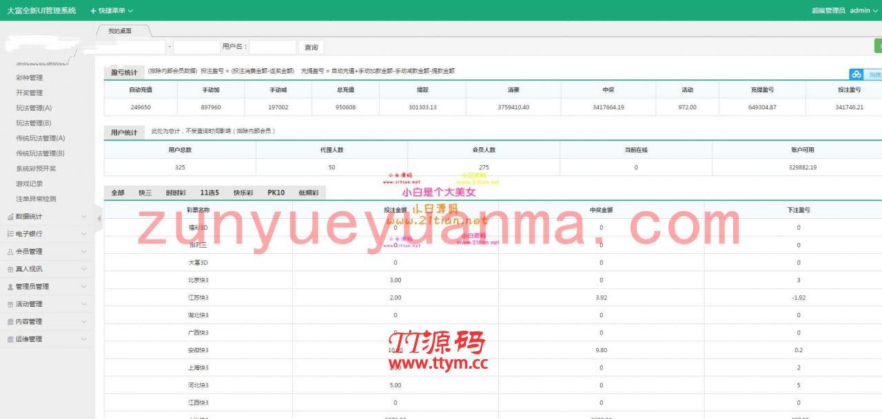 大富全新设计UI二开源码+完整数据+KJ修复+安装教程