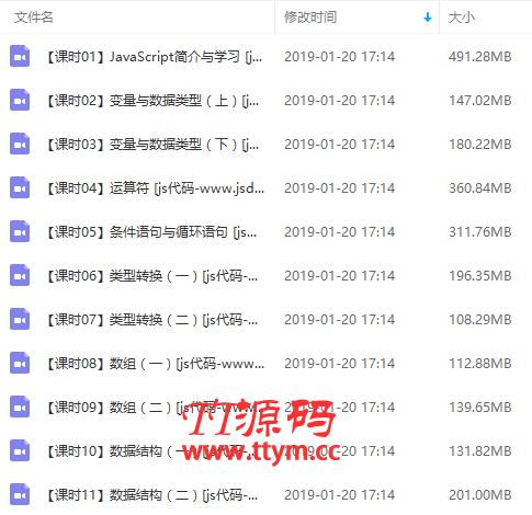 JavaScript零基础入门高级进阶班视频教程