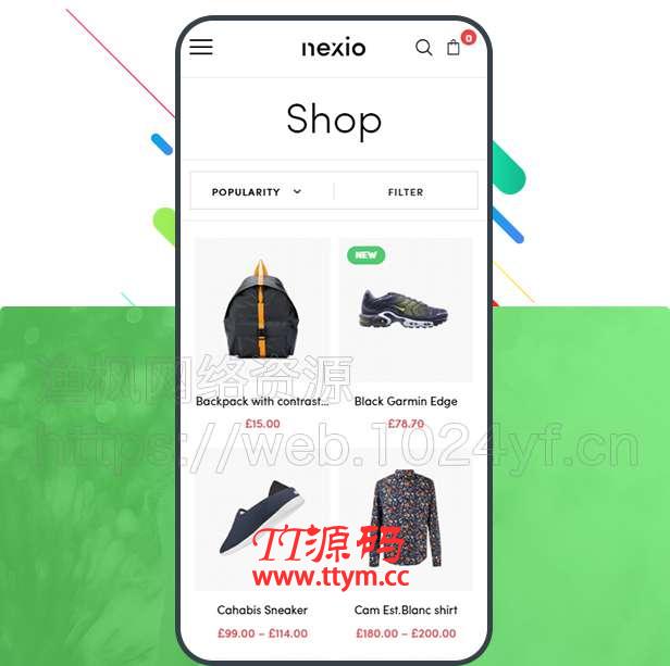 WordPress主题Nexio v1.0.7 时尚服装WooCommerce商店主题
