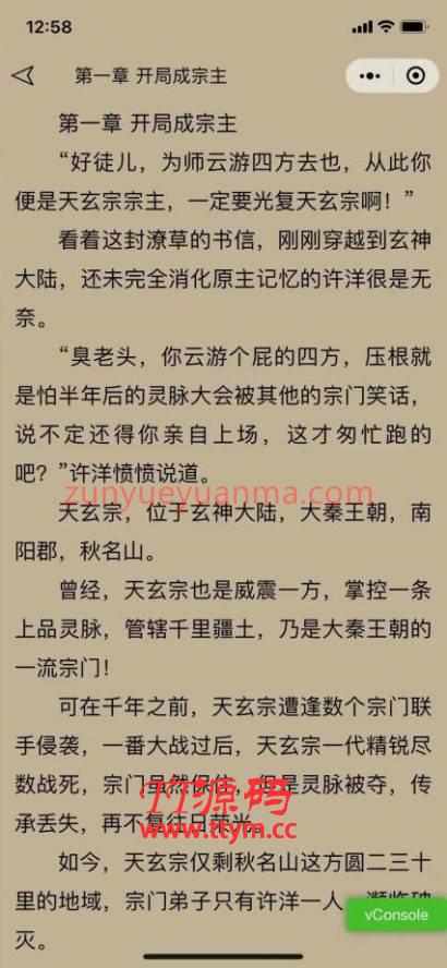全新超火的微信小说小程序源码 自带采集带安装教程