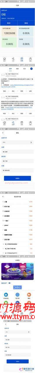 JAVA矿机块聊网站系统源码 种矿机+虚拟币+交易所三合一