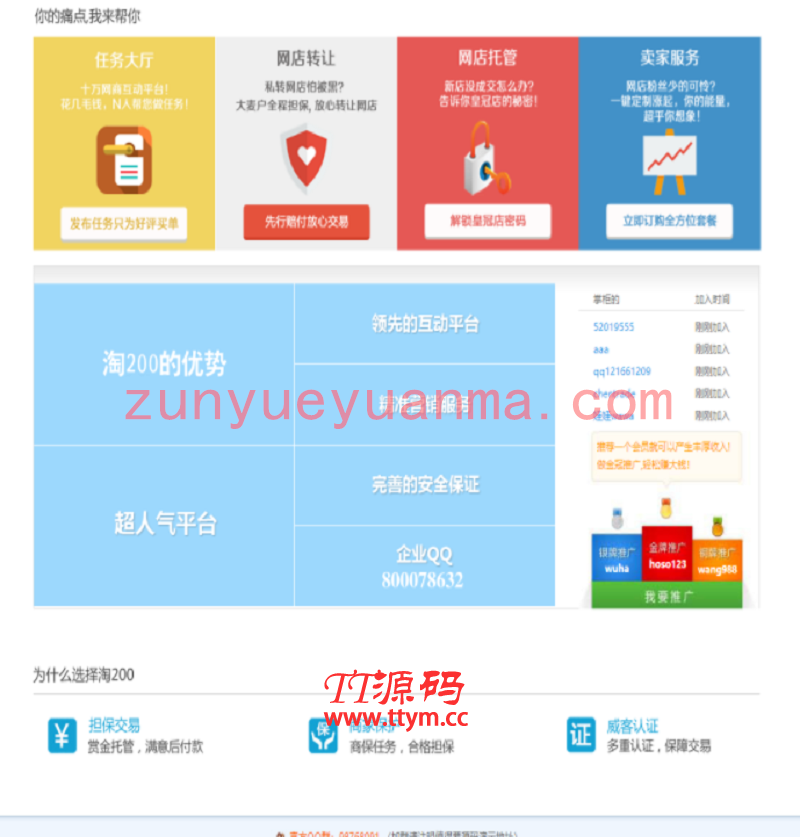 仿大麦户网站平台源码下载 最新运营版+带视频教程