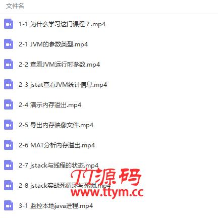 Java高级核心技术之性能监控与调优视频教程