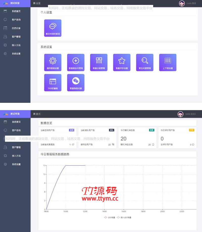 【全开源可2开】最新PHP在线客服系统IM即时通讯聊天源码微信公众号小程序H5APP网页端在线客服