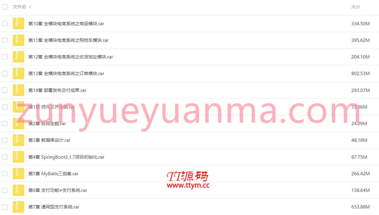 Java通用型支付+电商平台双系统实战系列课程