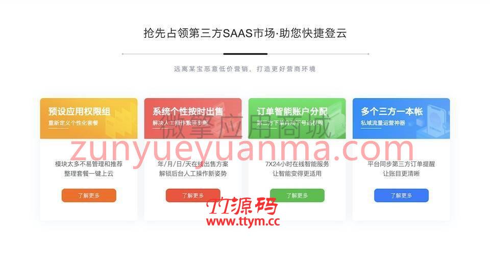 模块SAAS云市场v1.1.7 +独立版模块API 更新后台样式