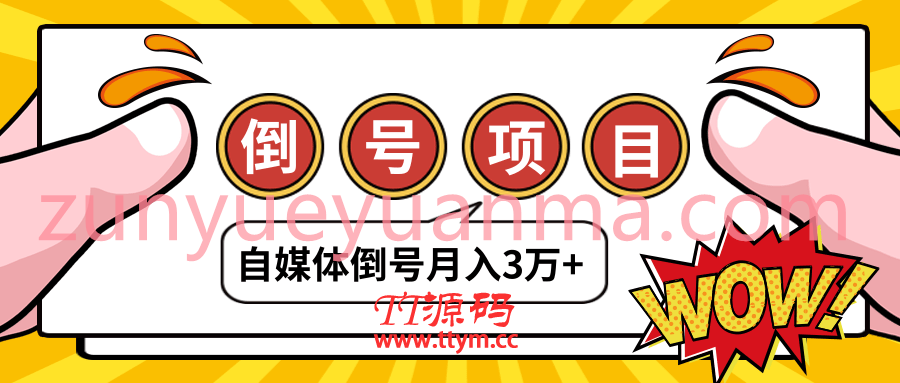 自媒体倒号项目最新视频教程 暴利账号买卖让小白轻松月入3万+