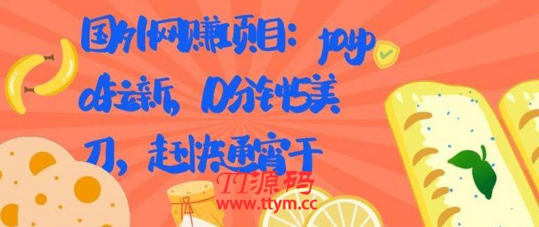 国外网赚项目:paypal拉新,10分钟5美刀,赶快通宵干【视频课程】