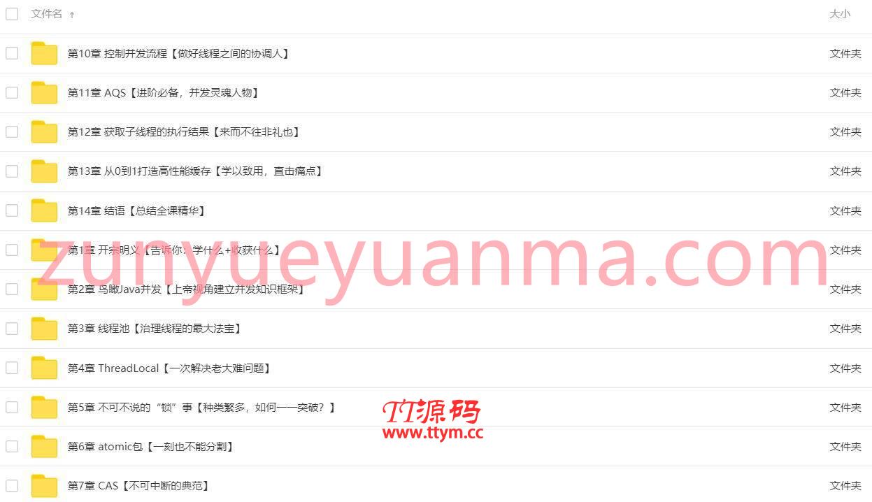 玩转Java并发工具+精通JUC系列课程 成为并发多面手