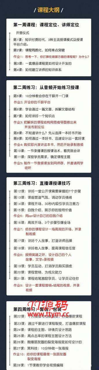 知识变现训练营《30天教你做“网红讲师”》你也可以年赚百万