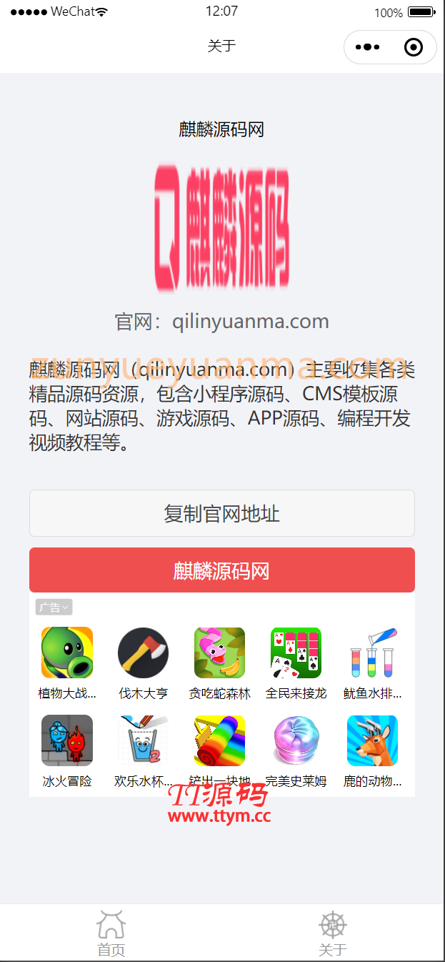【TT亲测】QC058 十二星座运势查询微信小程序源码支持多流量主提前查看