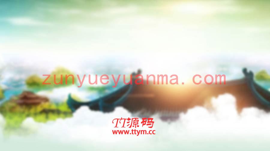 【QP素材】QP游戏登陆界面背景场景素材全高清中国风现代Q版游戏素材