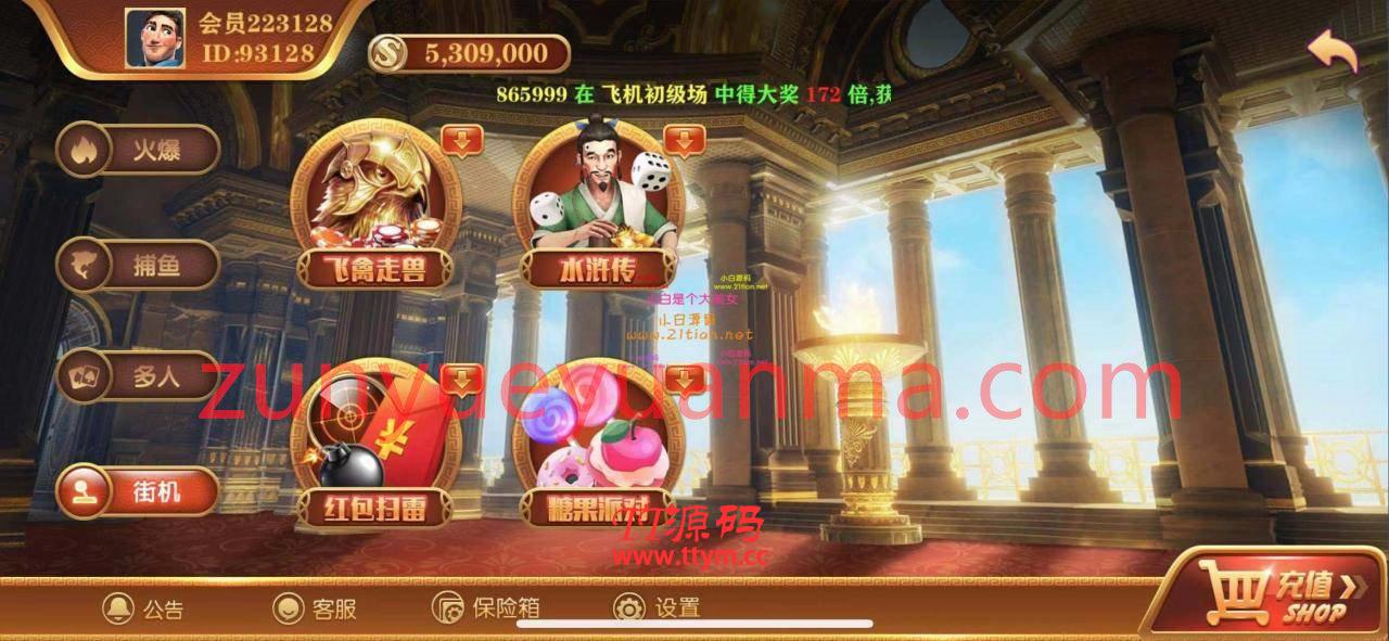 逍遥娱乐 2021最新大富豪+二开增加多款子游戏+无错运营级别+双端完整