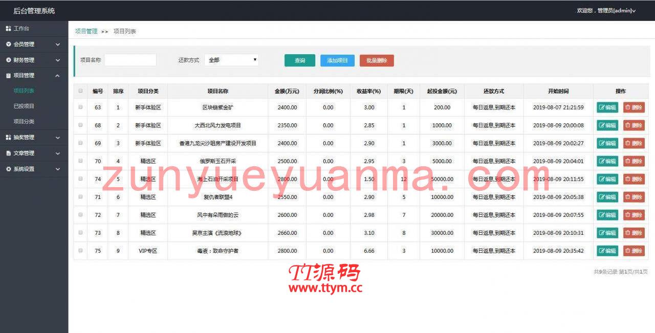 C136 区块源码_运营版p2p投资理财源码,金融理财平台,签到抽奖功能+搭建教程