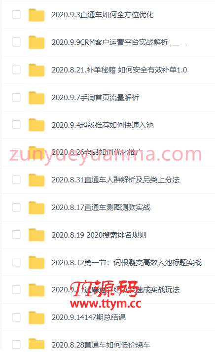 上府VIP淘宝运营详解视频课 手淘补单直通车全方位解析