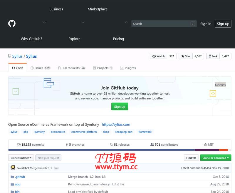 Sylius开源电子商务平台 v1.8.12